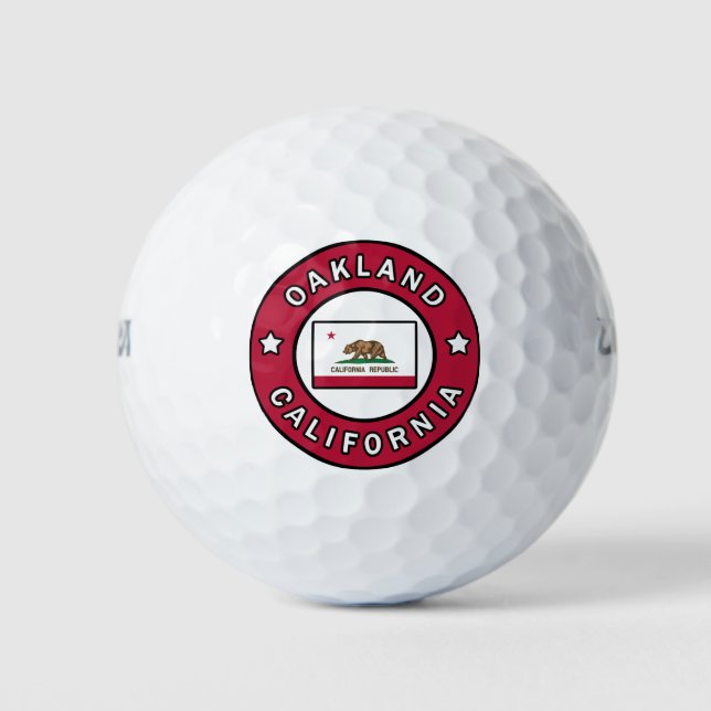 Oakland Kalifornien Golfball (Vorderseite)