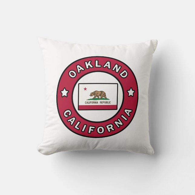 Oakland Kalifornien Kissen (Vorderseite)