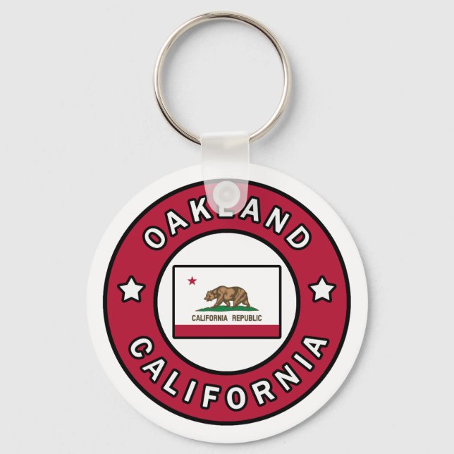 Oakland Kalifornien Schlüsselanhänger (Vorderseite)