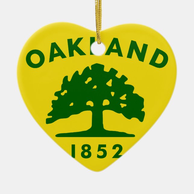 Oakland, Kalifornien, Vereinigte Staaten Keramikornament (Vorne)