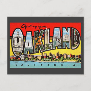 Oakland Kalifornien Vintage-Grußpostkarte Postkarte