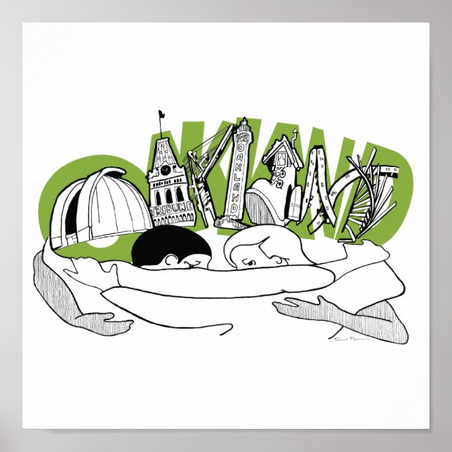 Oakland Poster (Vorne)