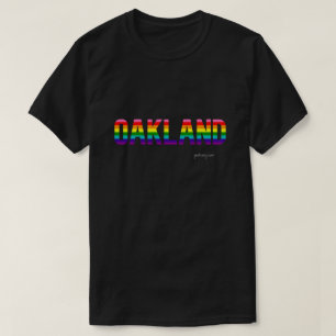 Oakland Pride T - Shirt Regenbogenflagge