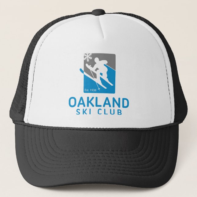 Oakland-Ski-Verein Truckerkappe (Vorderseite)