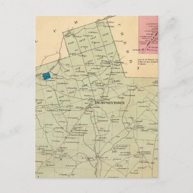 Oakland Township Postkarte (Vorderseite)