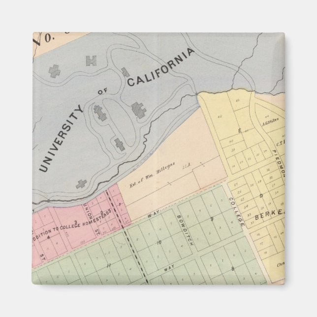 Oakland, Umgebung 16 Magnet (Vorne)