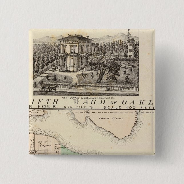 Oakland, Umgebung 4 Button (Vorderseite)