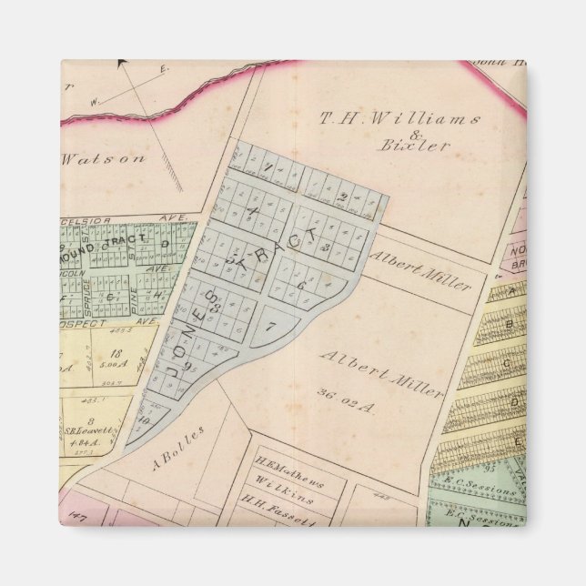 Oakland, Umgebung 7 Magnet (Vorne)