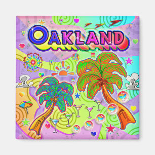 Oakland Urlaub Zielmagnet Magnet