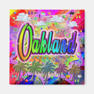 Oakland Vista Express Magnet