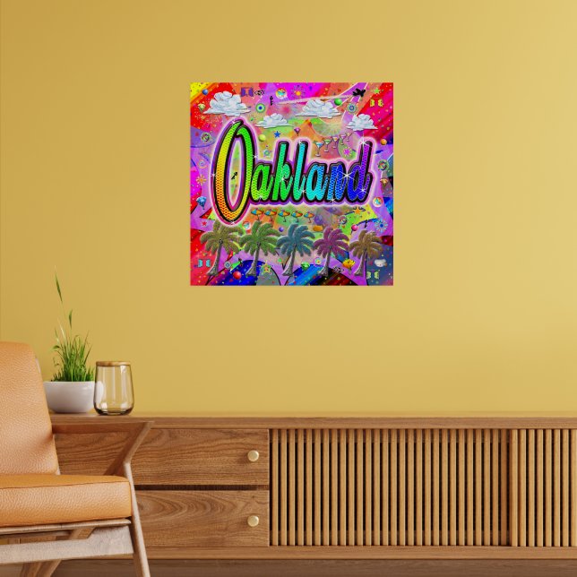 Oakland Vista Express Poster (Wohnzimmer 2)