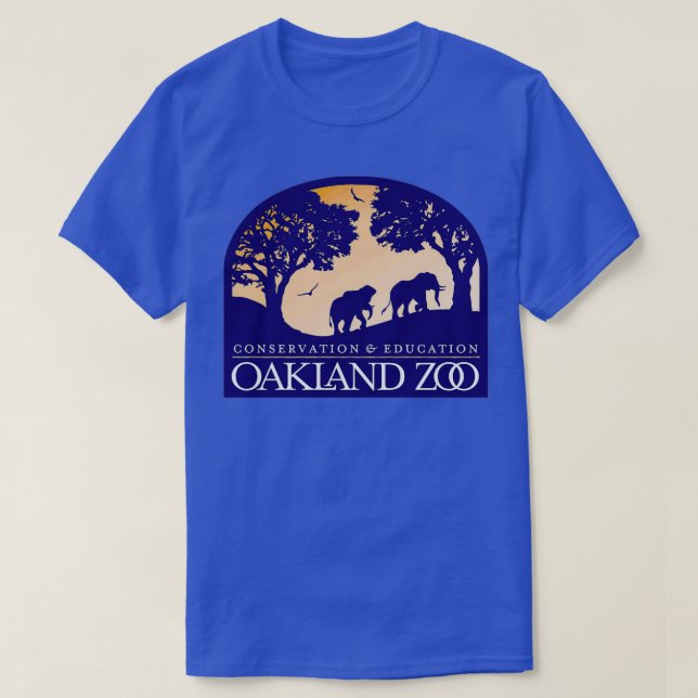 Oakland Zoo-Erhaltungslogo1 T-Shirt (Design vorne)