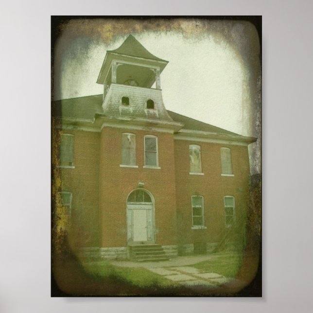 Oakville, Iowa-Schule Poster (Vorne)