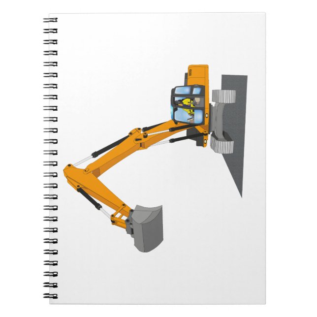 Oanger Kettenbagger Notizblock (Vorderseite)