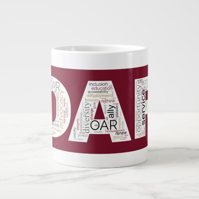 OAR Jumbo Tasse (Vorderseite)