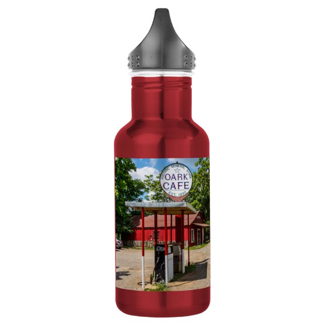 Oark Gas Station Edelstahlwasserflasche Edelstahlflasche (Links)