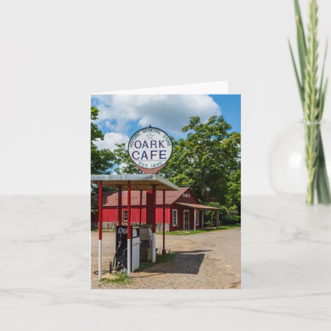 Oark-Gaspumpen Karte (Vorderseite)