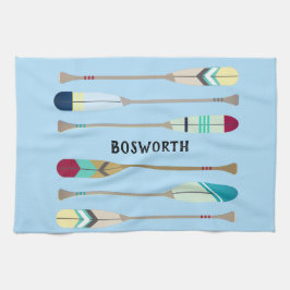 Oars im Vintagen Stil Geschirrtuch