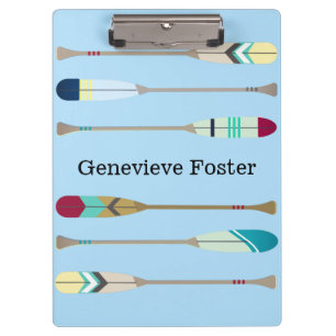 Oars im Vintagen Stil Klemmbrett