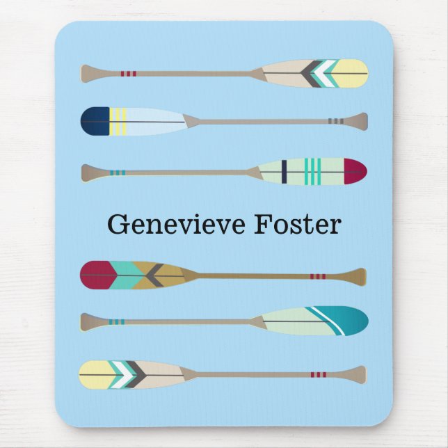 Oars im Vintagen Stil Mousepad (Vorne)