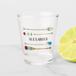 Oars im Vintagen Stil Schnapsglas