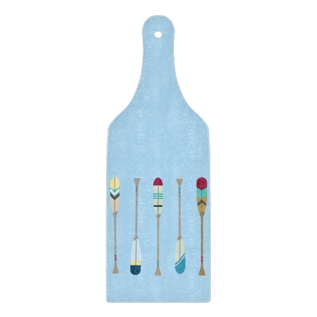 Oars im Vintagen Stil Schneidebrett (Vorderseite)