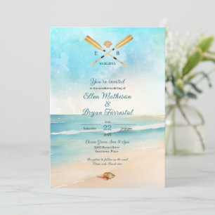 Oars Wedding Einladung