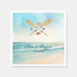 Oars Wedding Serviette