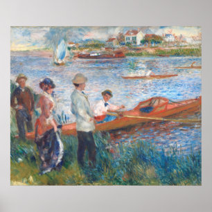 Oarsmen at Chatou - Auguste Renoir Kunstposter Poster