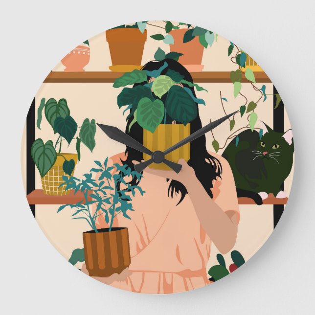 Oase Große Wanduhr (Vorderseite)