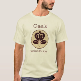 Oase Wellness-Wellness-Center-Schlussschnitt T-Shirt