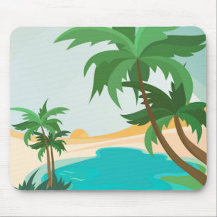Oasis Landschaften Mousepad