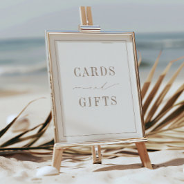 OASIS Neutrales Taupe Karten und Geschenke Poster
