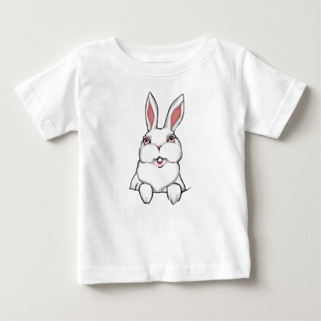 Oaster Bunny Baby Shirt Baby Osterteppich Shirt (Vorderseite)