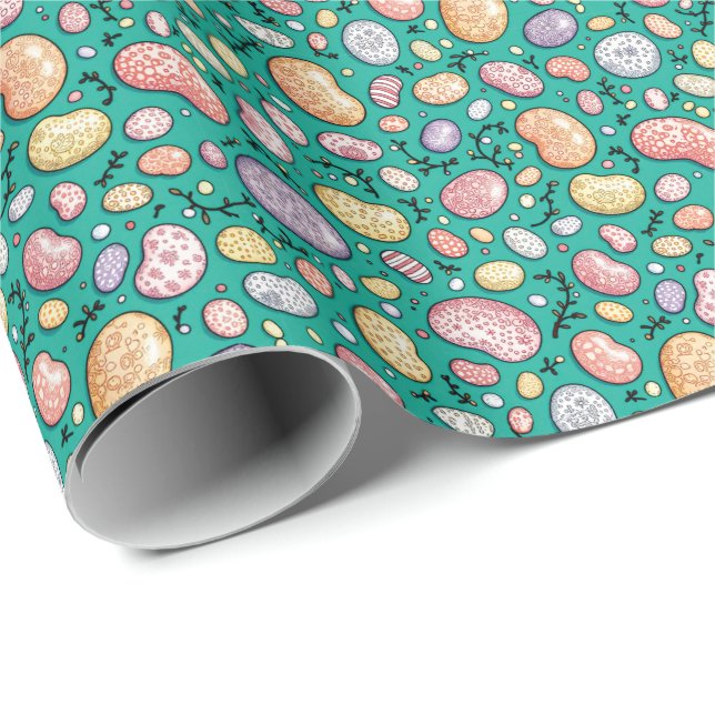 Oaster Jelly Bean Geschenkpapier (Rolleneckpunkt)