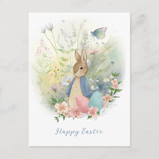 Oaster Peter Rabbit Postcard Postkarte (Vorderseite)