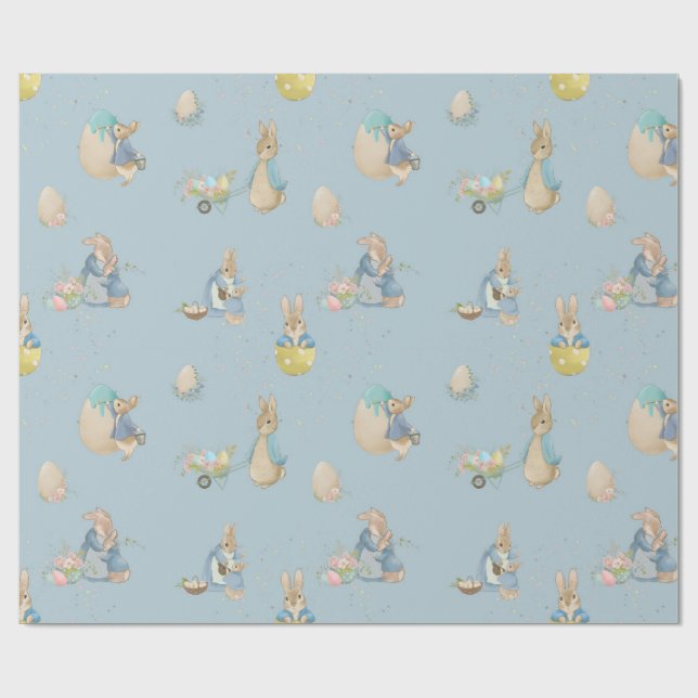 Oaster Peter Rabbit Wrapping Paper Geschenkpapier (Flach)