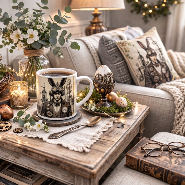 Oaster Steampunk Man Kaffeetasse (Von Creator hochgeladen)