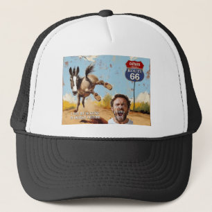Oatman Arizona Route 66 Foto Kicks Truckerkappe