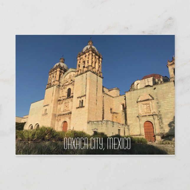 Oaxaca City Mexico, Templo de Santo Domingo 2 Postkarte (Vorderseite)