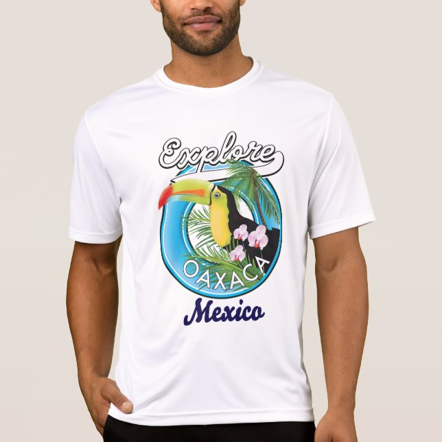 Oaxaca Mexico Reiselogo T-Shirt (Vorderseite)