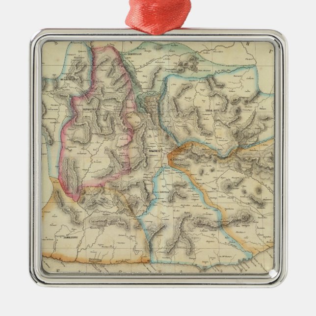 Oaxaca, Mexiko Ornament Aus Metall (Vorne)