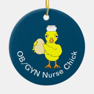 OB/GYN-Krankenpfleger Keramik Ornament