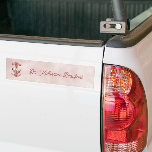 Ob/Gyn Midfrau Floral Kindgeburt Cervix Ovarien Autoaufkleber (Auf Lkw)