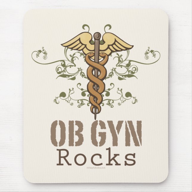 OB GYN schaukelt Mousepad (Vorne)