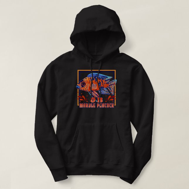 OB Peacock Cichlid Malawi Cichlid Aquarium Fish Hoodie (Design vorne)