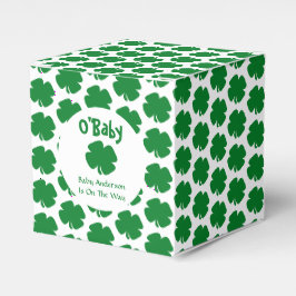 O'Baby St Patrick's Day Baby Shower Geschenkschachtel