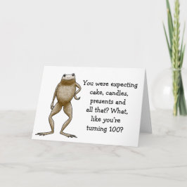 Obadiah Toad Birthday Card Vorlage