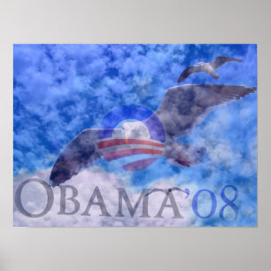 OBAMA '08, Atteindre un autre niveau_ Poster