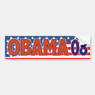 OBAMA 08 AUTOAUFKLEBER